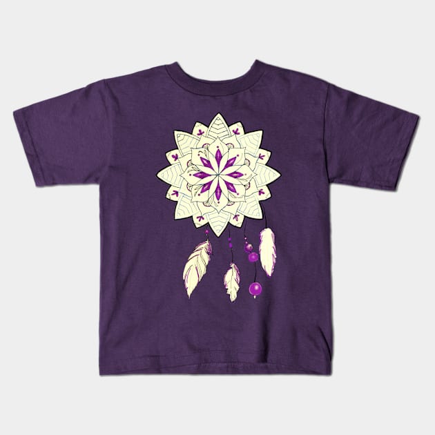 Dream Catcher Kids T-Shirt by emma17